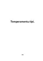 Реферат 'Temperamentu tipi', 1.