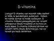 Презентация 'Vitamīni - A, B, C, K, D, E', 12.