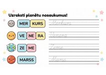 Презентация 'Latviešu valodas rakstīšanas uzdevumi 1.–2. klasei', 12.