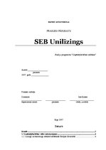 Отчёт по практике 'SEB Unilīzings', 1.