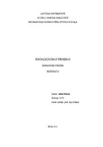 Реферат 'Socializācijas teorijas. Zigmunds Freids', 1.
