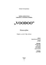 Бизнес план 'Biznesa plāns SMF "Voodoo"', 1.