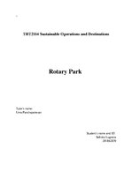 Реферат 'Park Sustainable Operations and Destinations', 1.