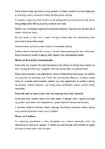Эссе 'Mobile phones at school: useful tool or distraction?', 8.