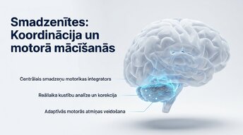 Презентация 'Smadzenītes: koordinācija un motorā mācīšanās', 1.