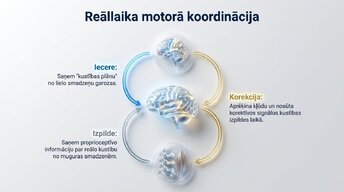 Презентация 'Smadzenītes: koordinācija un motorā mācīšanās', 8.