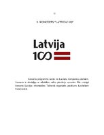Конспект 'Desmit kultūras pasākumi, kas veltīti Latvijas simtgadei', 12.