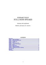 Конспект 'Eckhart Tolle "Stillness Speaks" - Summary with Supplement', 1.