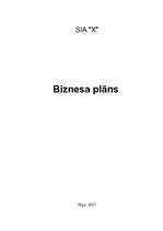 Бизнес план 'Biznesa plāns uzņēmumam, kas nodarbojas ar piena produktu tirdzniecību', 1.