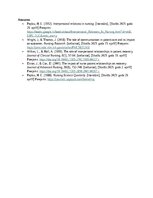 Эссе 'H. E. Peplau māsu teorija un tās pielietojums aprūpē', 6.