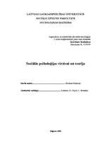 Реферат 'Sociālās psiholoģijas virzieni un teorija', 1.