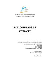 Отчёт по практике 'Diplomprakses atskaite', 1.