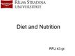 Презентация 'Diet and Nutrition', 1.
