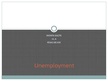 Презентация 'Unemployment', 1.