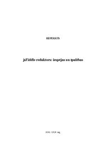 Конспект 'JsFiddle redaktors: iespējas un īpašības', 1.