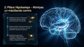 Презентация 'Kā fiziskās aktivitātes aizsargā smadzeņu veselību', 6.