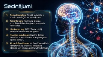 Презентация 'Kā fiziskās aktivitātes aizsargā smadzeņu veselību', 14.