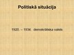 Презентация 'Ekonomiskā, politiskā situācija Latvijā 20.gadsimta 20.-30.gados. Starptautiskās', 10.