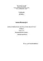 Конспект 'Kopējais pieprasījums. Multiplikatora (reizinātāja) modelis', 1.