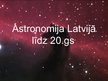 Презентация 'Astronomija Latvijā līdz 20.gadsimtam', 1.