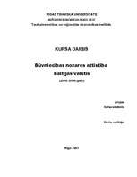 Реферат 'Būvniecības nozares attīstība Baltijas valstīs (2000.-2006.gadi)', 1.