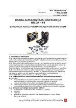 Образец документа 'Darba aizsardzības instrukcija darbam ar rokas pneimatiskajiem instrumentiem', 1.