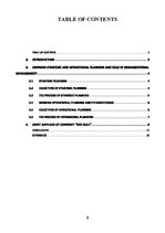 Реферат 'Strategic and operational planning', 1.