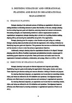 Реферат 'Strategic and operational planning', 3.