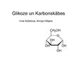 Презентация 'Glikoze un karbonskābes', 1.