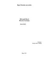 Реферат 'Microsoft Excel finanšu funkcijas', 1.