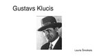 Презентация 'Gustavs Klucis', 1.