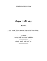 Реферат 'Organ Trafficking', 1.