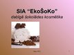 Презентация 'SIA "Ekošoko"', 1.