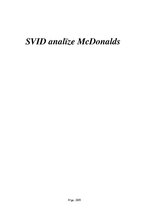 Конспект 'SVID analīze uzņēmumam "McDonalds"', 1.