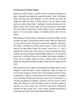 Эссе 'The Importance of a Healthy Lifestyle', 1.