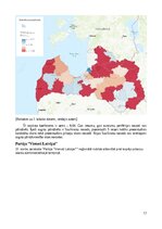 Реферат '14. Saeimas vēlēšanu kandidātu ģeogrāfiskais izvietojums attiecībā pret Latvijas', 17.
