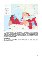 Реферат '14. Saeimas vēlēšanu kandidātu ģeogrāfiskais izvietojums attiecībā pret Latvijas', 23.