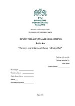 Реферат 'Betons un tā izmantošana celtniecībā', 1.