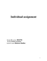 Реферат 'Individual Assignment in Organisation and Management', 1.
