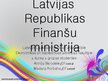 Реферат 'Finanšu ministrija', 24.