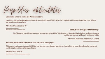 Презентация 'Viesnīcas “Bahnhofs Hotel” piedāvājums pastaigai pa Alūksni', 7.