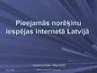 Презентация 'Pieejamās norēķinu iespējas internetā Latvijā ', 1.