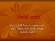 Презентация 'Modal Verbs', 1.