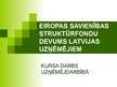 Презентация 'Eiropas Savienības struktūrfondu devums Latvijas uzņēmējiem', 1.