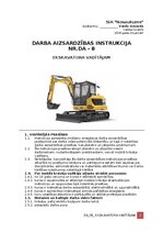 Образец документа 'Darba aizsardzības instrukcija ekskavatora vadītājam', 1.