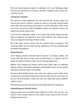 Эссе 'The internet: opportunity and risk', 10.