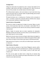 Эссе 'The internet: opportunity and risk', 12.