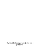 Реферат 'Teritoriālās izmaiņas Latvijā 15.-18.gadsimtā', 7.