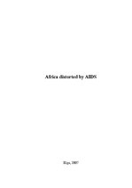 Реферат 'Africa Distorted by AIDS', 1.