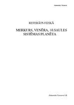 Конспект 'Venēra, Merkūrs, Sedna', 1.